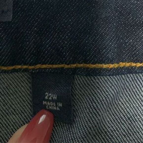 Liz Claiborne Women's Plus Size 22 Bootcut Jeans Dark Blue Denim - Picture 8 of 16